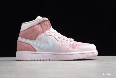 PINK JORDAN (W) 1 CW5379-600 DIGITAL MID 0723